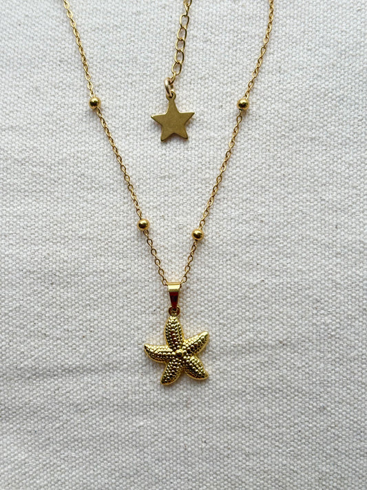 Starfish Charm Necklace