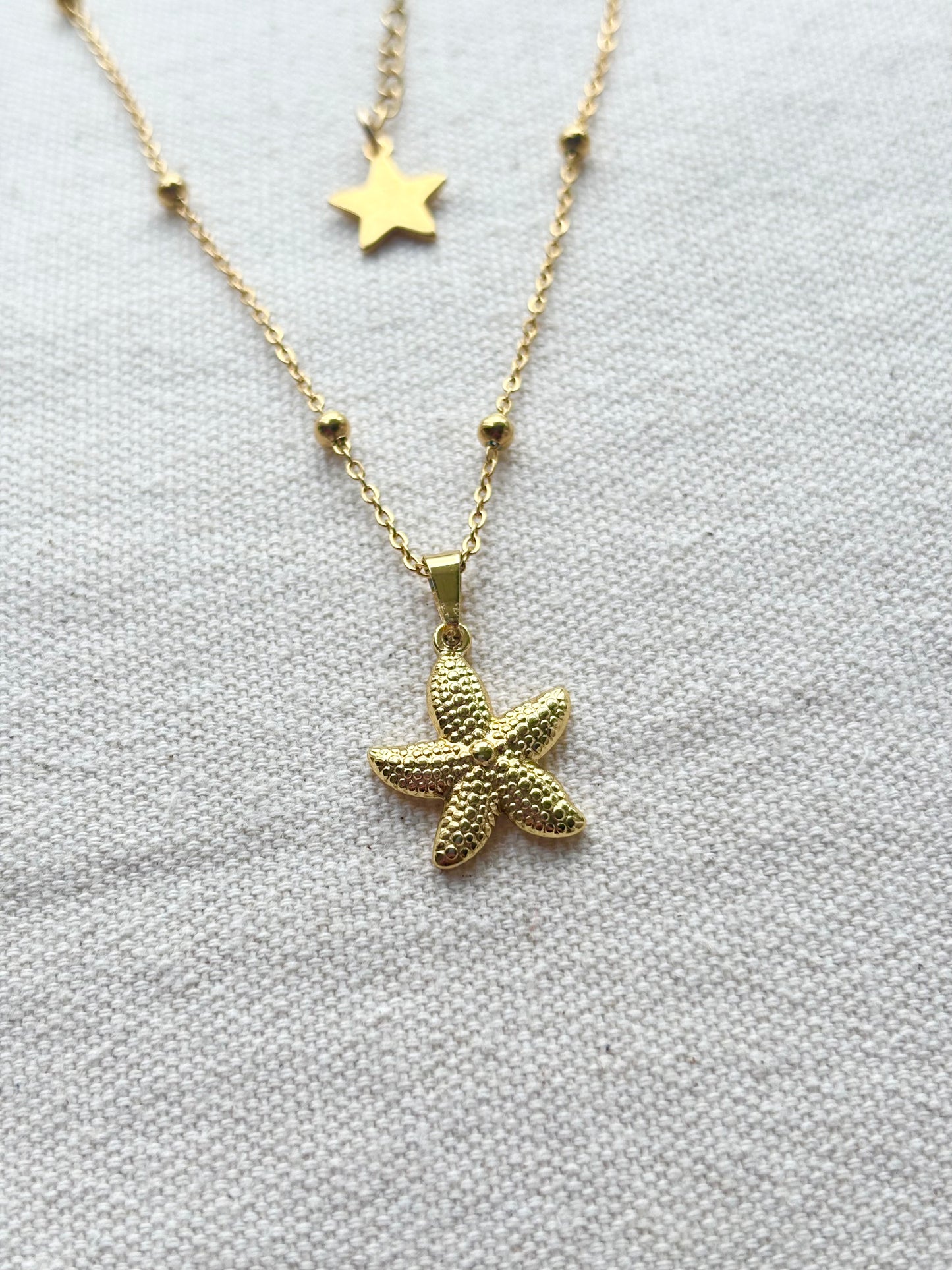 Starfish Charm Necklace