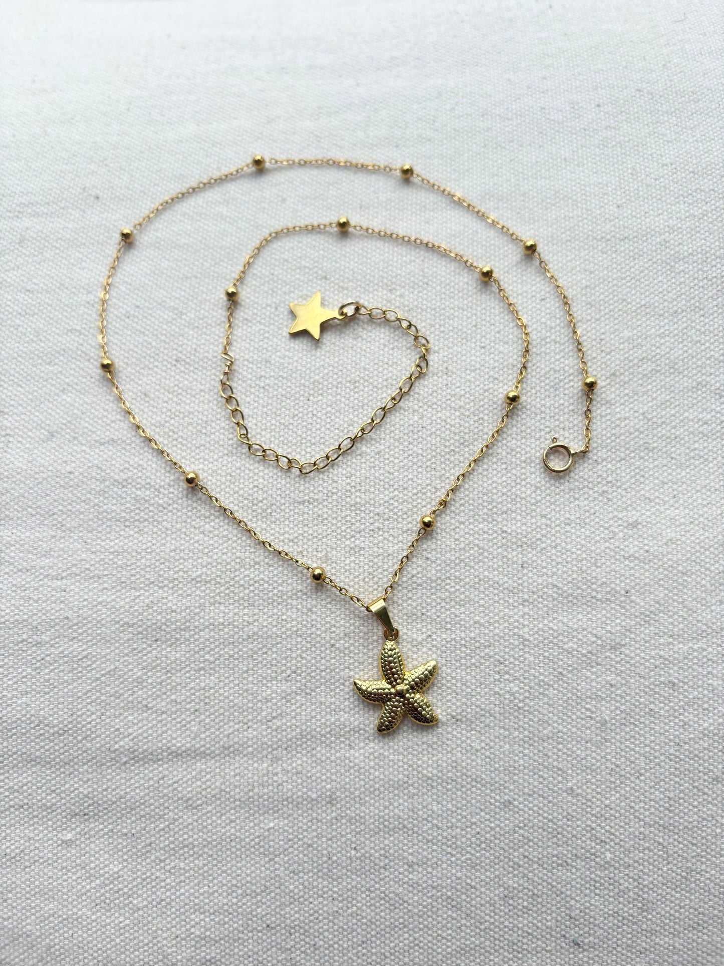 Starfish Charm Necklace
