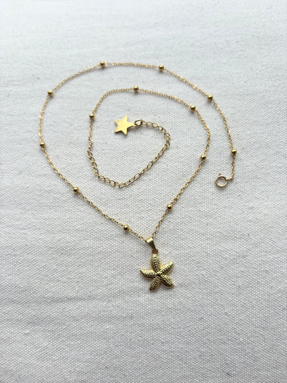 Starfish Charm Necklace